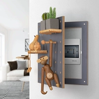 Электрический счетчик Muomu Electric Meter Box для покрытия пластинки для покрытия северной европейской декоративной домашней электрической коробки для распределения коробки