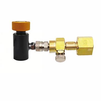 二氧化碳气瓶充气接头大转小充气阀 G5/8 TR21.4 TR21-3 美规欧规