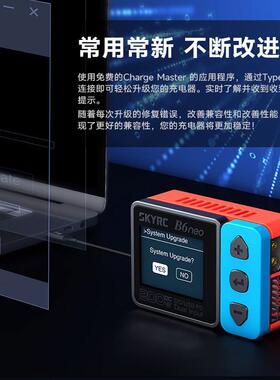SKYRC 航模充电器智能平衡充B6neo DC10-28V 200W PD80W 10A 1-6S