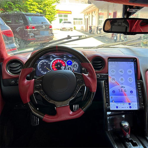 适用于Nissan GTR 2009-2017款液晶仪表改装仪表盘升级12.3寸跨境