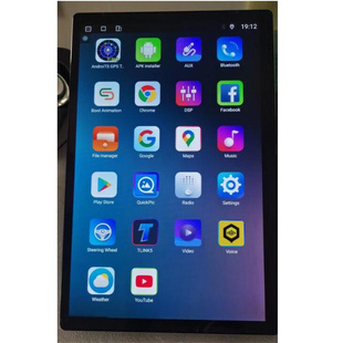 13.3寸手动旋转屏安卓多媒体智能导航一体机八核64G跨境一件代发