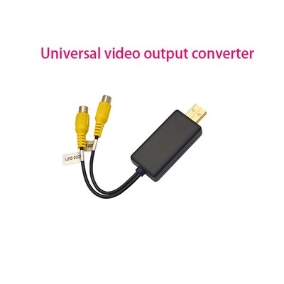Android Navigation Headrest Video Output Cable USB to CVBS