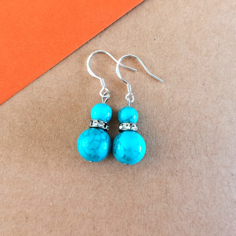 厂家直销云南民族饰品蓝松石藏族