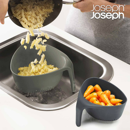 英国Joseph Joseph创意厨房洗菜盆沥水篮组合套装过滤漏水筛家用