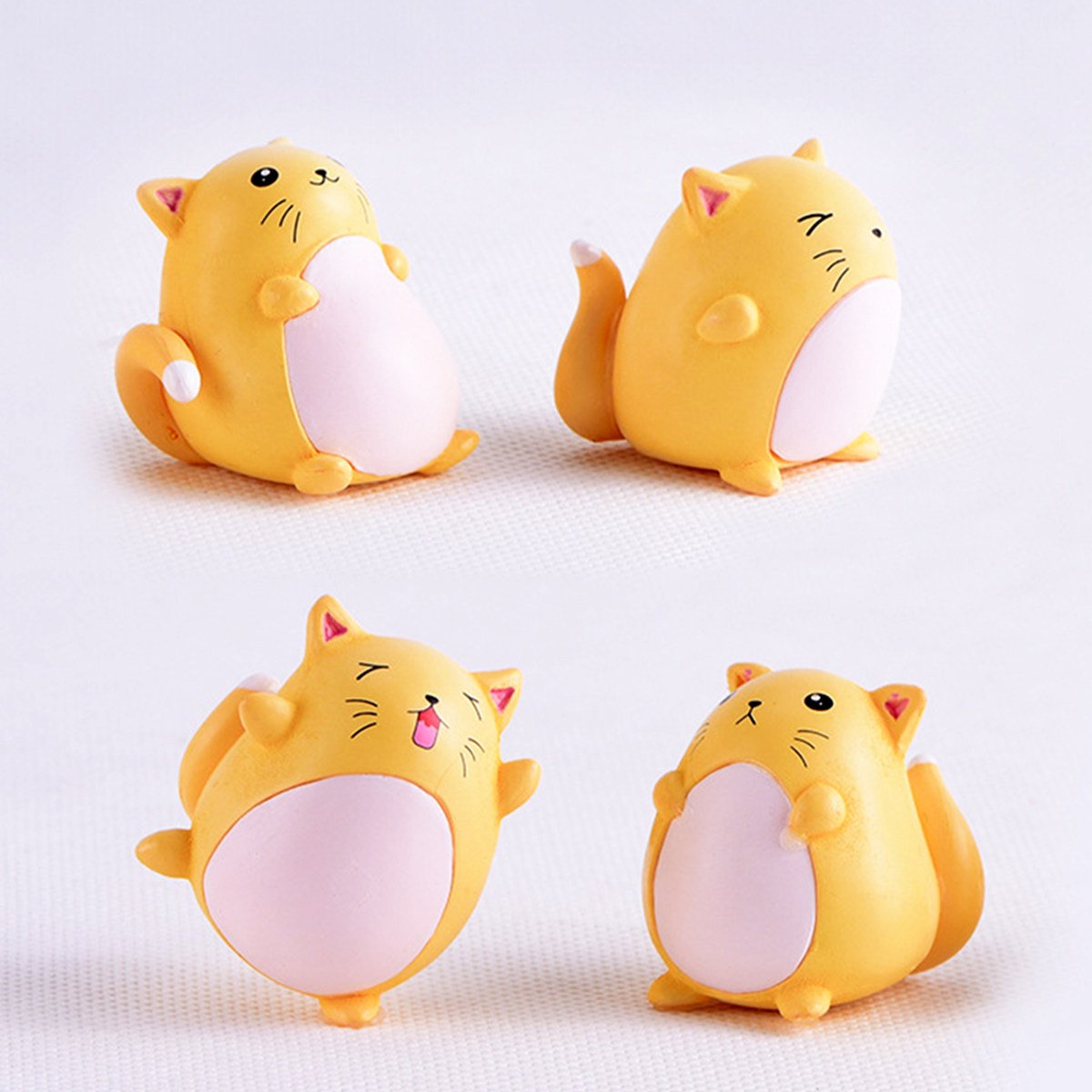 可爱肥肉小橘猫咪公仔儿童过家家玩具生日礼物创意烘焙蛋糕装饰品