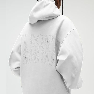 官方正品我不抽烟连帽卫衣