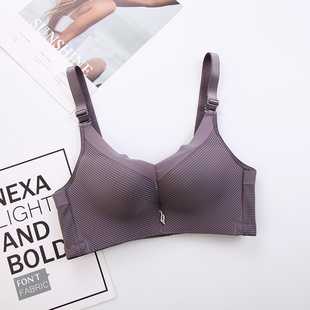 白色内衣女小胸聚拢夏季超薄款无钢圈大胸显小收副乳防下垂文胸罩