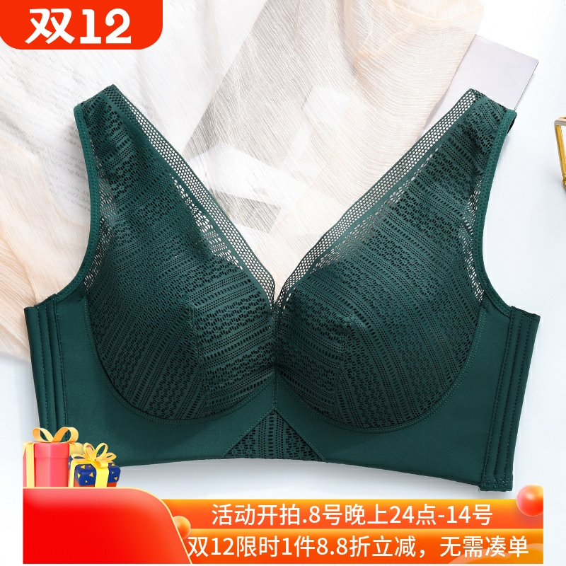 文胸胖MM95c100d女薄肥大码收