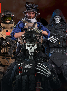 JEU【现货】FLAGSET召唤21式18死神幽灵夜战普莱斯战争兵人手办