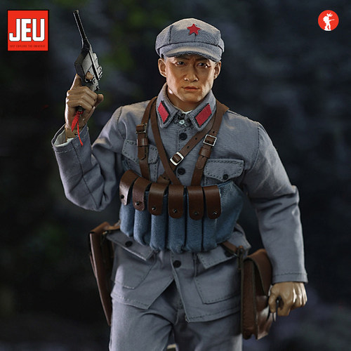 JEU1/6工农红军兵人手办模型