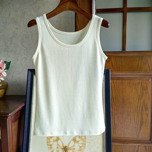 15.5微米100%超细美利奴羊毛女士背心运动打底速干
