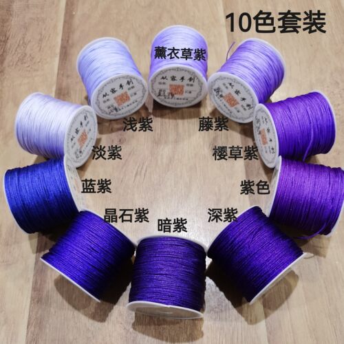 72号玉线渐变配色套装手编挂饰品
