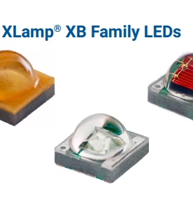 原装CREE XBD灯珠620-630NM红光1W3W大功率LED红色2525XB-D光源