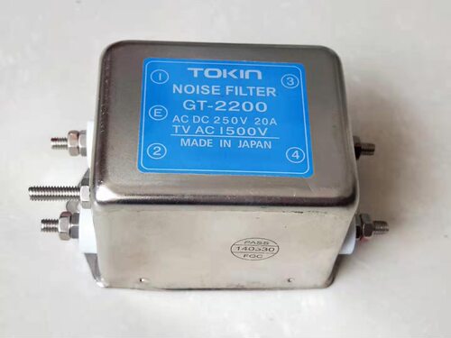 TOKIN 日本二手原装TOKIN滤波器配件GT-2200 250V20A 电源滤波器