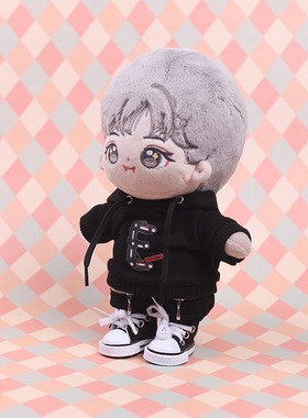 Mirror娃衣10厘米20cm带帽衛衣呂爵安Edan演唱会同款應援公仔衣服