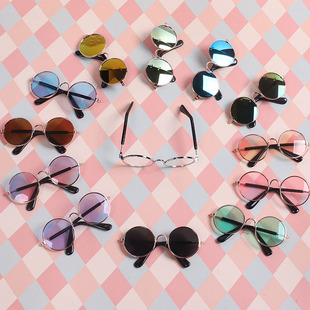 20cm棉花娃娃眼镜10厘米娃用眼镜太阳镜墨镜15厘米公仔娃娃眼镜