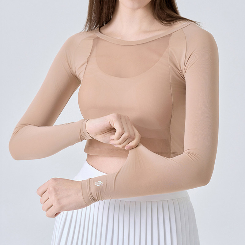 Bailywhite 韩国正品代购高尔夫女士冷感网状夏季户外防晒打底衫