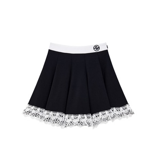 韩国代购 UTAA高尔夫球服25女士秋冬百搭休闲运动蕾丝标志喇叭短裙