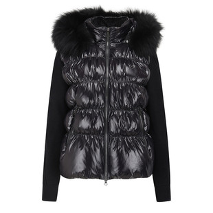 针织长袖 BUNNY高尔夫球服25秋冬女款 毛领鹅绒外套 MASTER 韩国代购