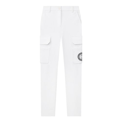 韩国代购UTAA高尔夫球服25女士秋冬休闲百搭加绒系扣直筒口袋长裤