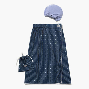 coq公鸡高尔夫球服26春夏女士便携可收纳折叠浴袍套装 韩国代购