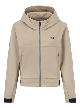 韩国代购MASTERBUNNY高尔夫球服26春夏女士针织连帽拉链夹克外套