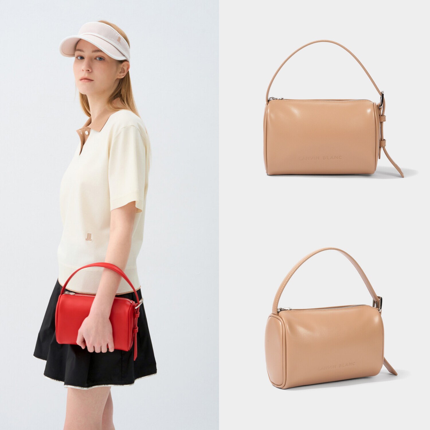 韩国代购LANVINBLANC高尔夫球包26春女士标志时尚收纳运动手提包