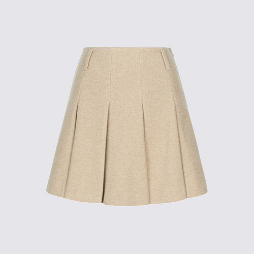 韩国正品代购G4高尔夫球服25冬季女士纯色百搭运动加厚羊毛百褶裙