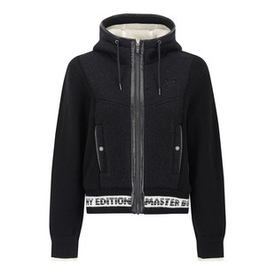 外套 BUNNY高尔夫球服25秋冬女士保暖夹棉连帽开衫 韩国代购 MASTER