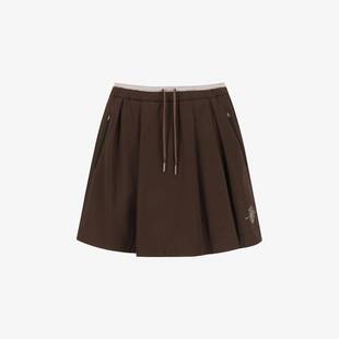 韩国代购SOUTHCAPE高尔夫球服26年秋冬女士休闲百褶半身喇叭短裙