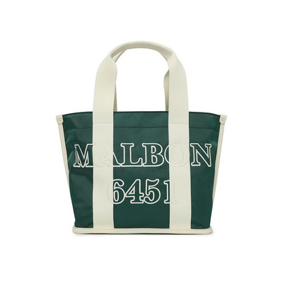 Malbon韩国正品代购女士高尔夫球包新款绿色衣物收纳旅行手提包