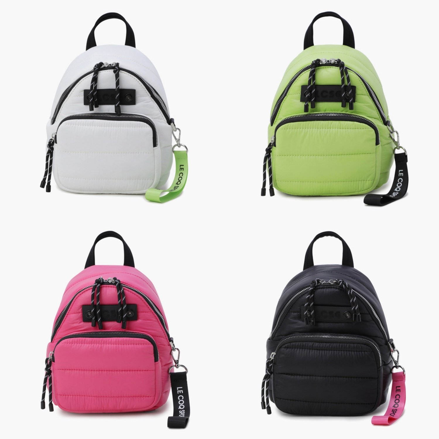 韩国正品代购LeCoq公鸡高尔夫球包25秋冬女士夹棉轻便手提斜挎包