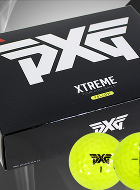 PXG 韩国正品代购（Xtreme Tour）高尔夫球（12粒）（黄色）