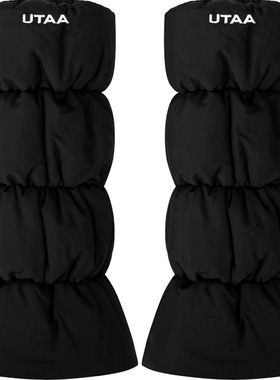 韩国正品代购高尔夫服装UTAA简约标志块垫腿保暖防寒腿套