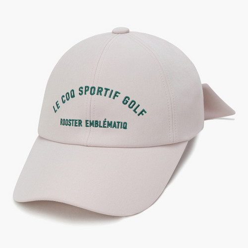 韩国正品代购LeCoq公鸡高尔夫球帽25女夏百搭蝴蝶结可拆卸棒球帽