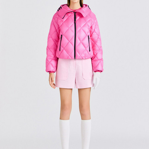 韩国代购G4高尔夫球服25冬季女士百搭休闲运动保暖防风连帽羽绒服