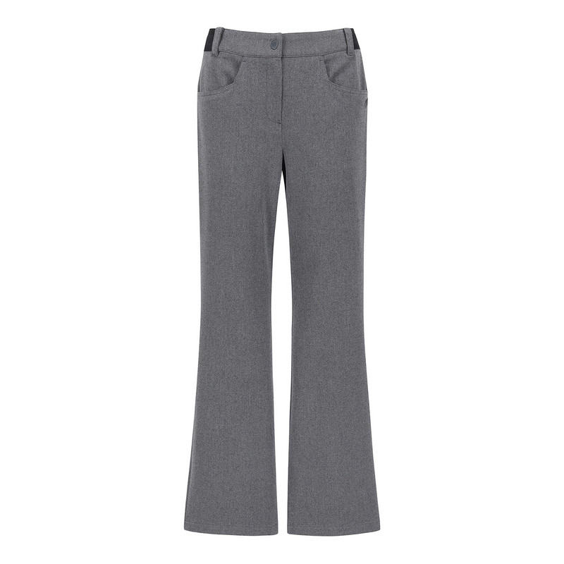 韩国代购MASTER BUNNY高尔夫球服25秋冬女士运动纯色加绒直筒长裤