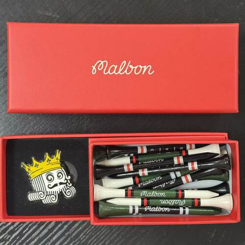 MALBON韩国正品代购高尔夫球钉马克+TEE 套装