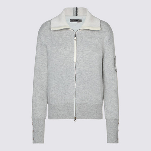 韩国正品代购G4高尔夫球服25冬季女士拉链翻领羊绒防风保暖针织衫