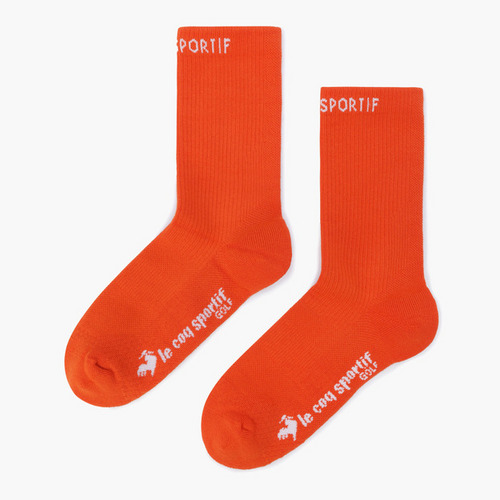 韩国正品代购LeCoq公鸡新款高尔夫球袜25女时尚百搭标志舒适短袜