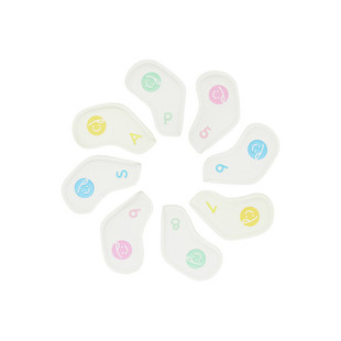 韩国正品代购Pivvee通用高尔夫球杆套保护套卡通球头套铁杆组专用