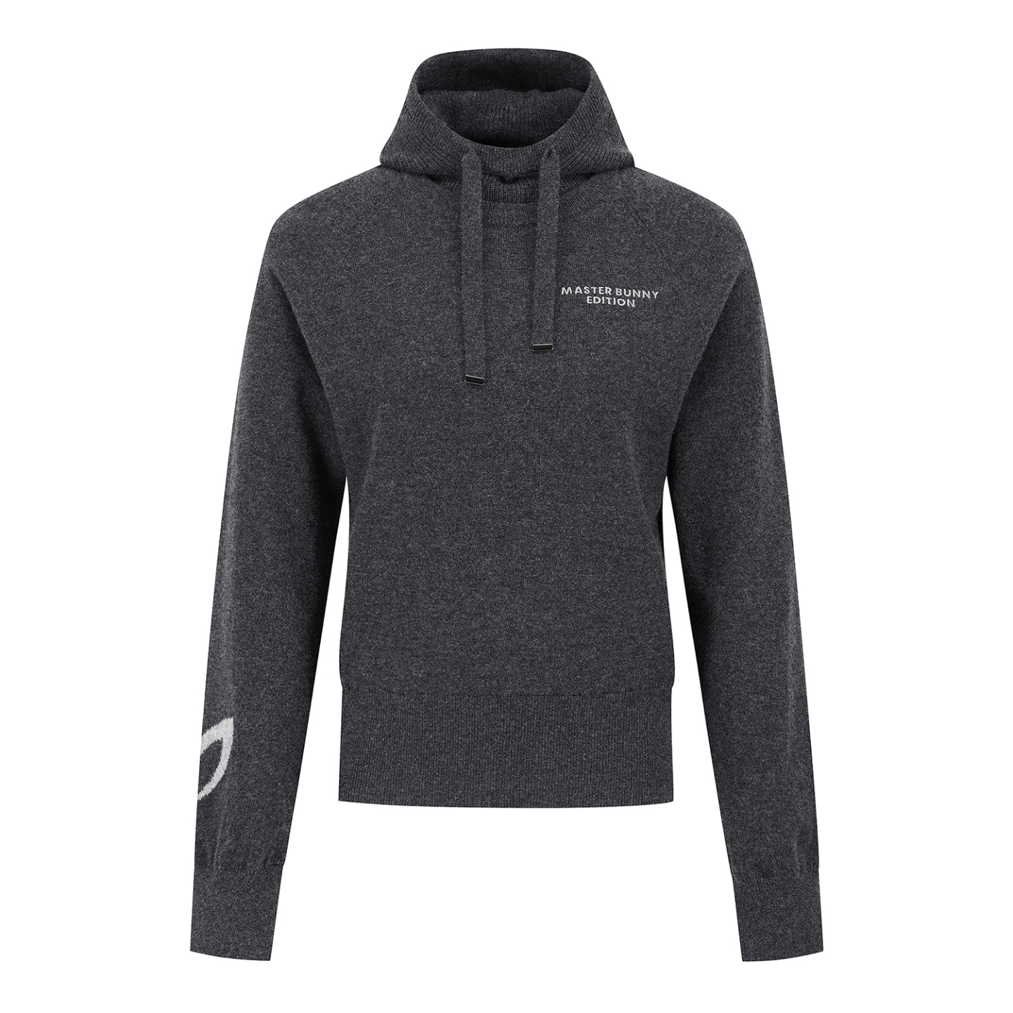 韩国代购MASTER BUNNY高尔夫球服25秋冬女标志保暖羊绒连帽针织衫