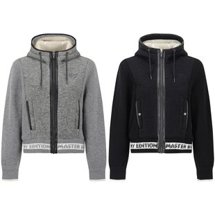 BUNNY高尔夫球服休闲保暖夹棉连帽开衫 25秋冬女士韩国代购 MASTER