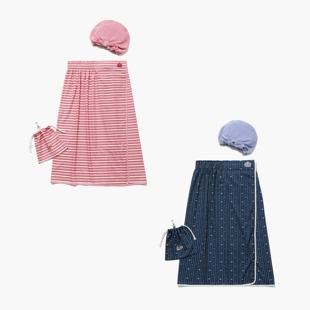 coq公鸡高尔夫球服收纳可折叠便携浴袍套装 26春夏女士韩国代购