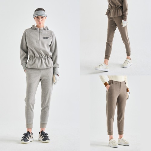 韩国代购LANVINBLANC高尔夫球服25年女士秋冬弹力暴怒那运动长裤