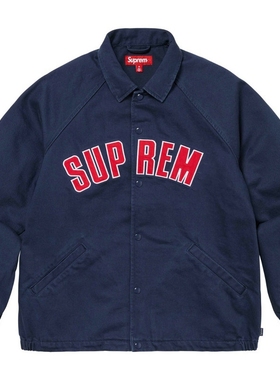 24FW ARC COACHES JACKET贴布字夹克 刺绣字母复古美式外套男女款