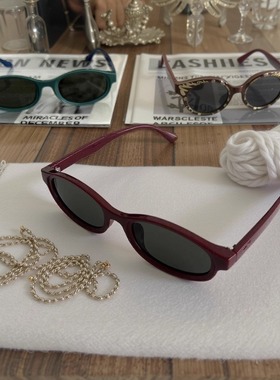 2025新款高品质小圆框框太阳镜女款百搭显猫眼拍高级新太阳眼镜女