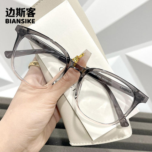 30267小红书新款男女近视可配度数眼镜架 防蓝光方圆脸护眼眼镜
