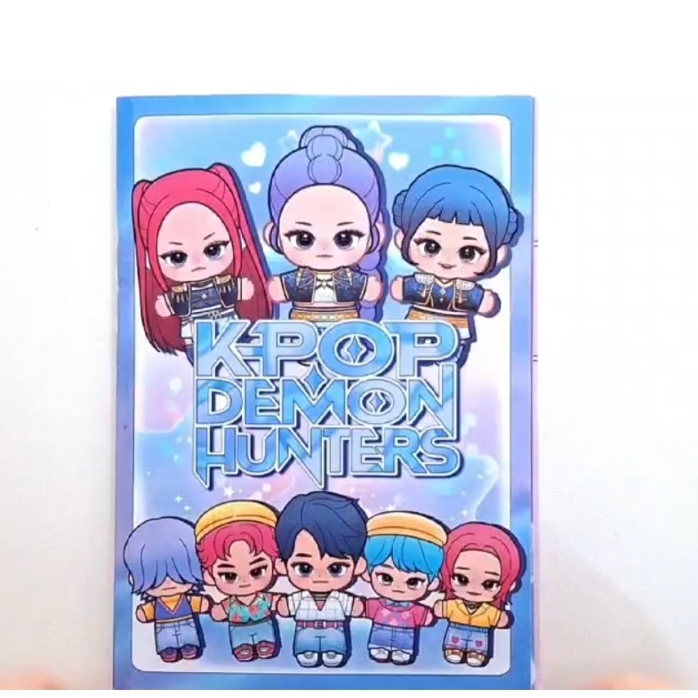 免剪韩国KPOP猎魔女团安静书解压周边换装儿童手工创意diy玩具