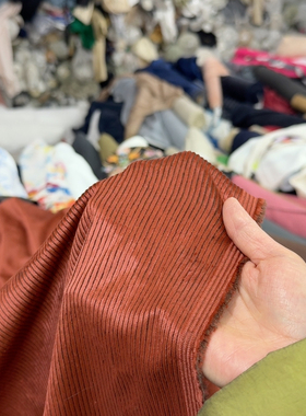 POR*S1961，2米，意大利进口有光泽软纯棉灯芯绒